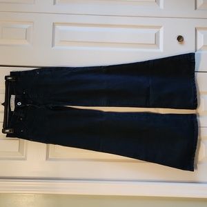 Hudson Jeans Women's Navy Wide Leg Jeans